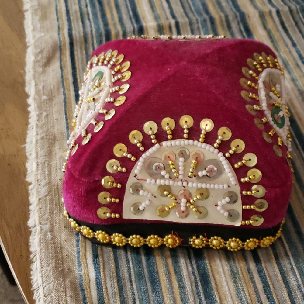 This is a Indian hat from India Great condition